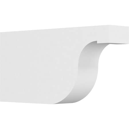 Ekena Millwork Standard Del Monte Architectural Grade PVC Rafter Tail, 4"W X 10"H X 20"L RFTP04X10X20DEL